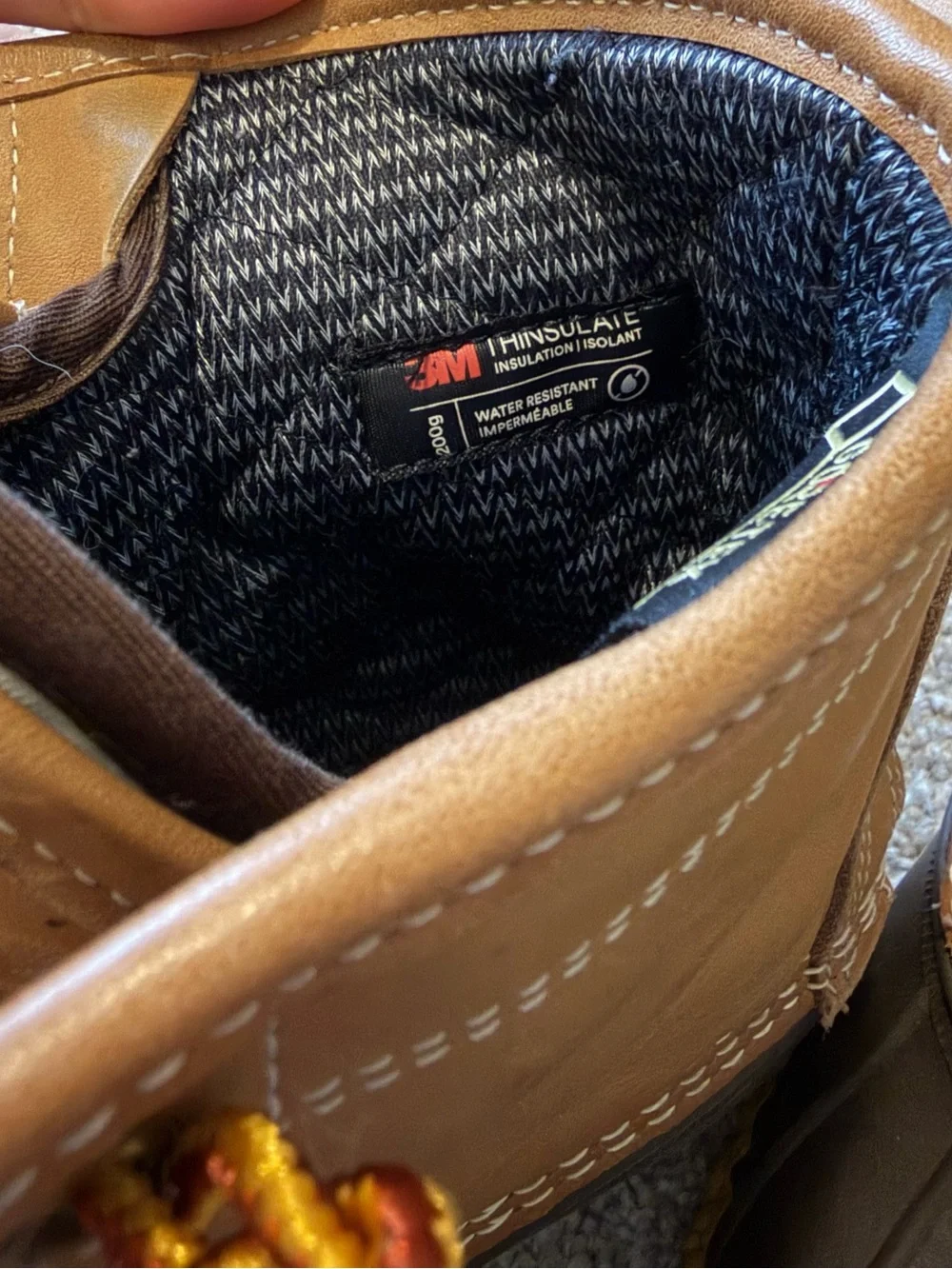 Bean Boots by LL Bean. GORE-TEX Brown and Tan Waterproof Hiking Boots
